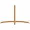 Ekena Millwork Bellingham Timber Gable Bracket, Western Red Cedar, 72"W x 45"H x 1 1/2"D x 3 1/2"F, 15/12 Pitch GBW072X45X0204BEL00SWR - alternate 1
